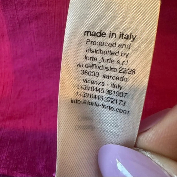 Pink Forte Forte Italy linen blazer jacket size 0 - Picture 7 of 10